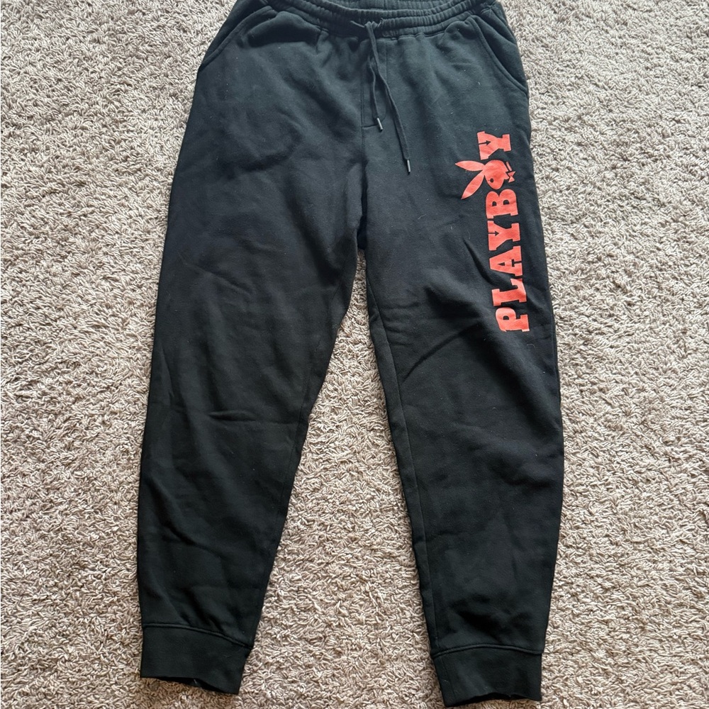 Playboy Black Lounge Pants